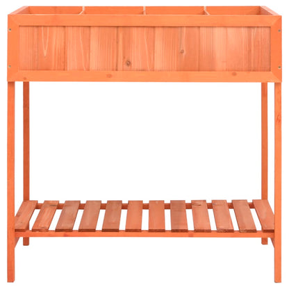 Jardinera Huerto Madera Maciza De Abeto 80x60x80 Cm_2