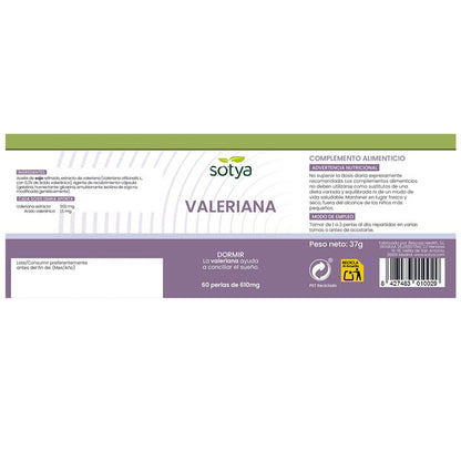 Valeriana Sotya, 60 pérolas
