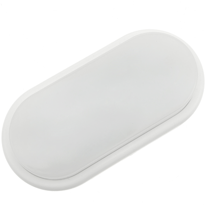 Aplique Oval De Luz Led Lámpara 220vac Ip65 12w 850 Lumens Luz Día 6500k_4