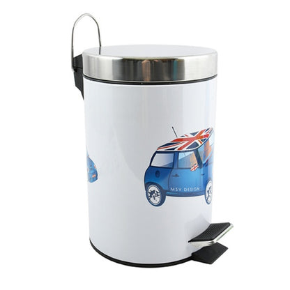 Cubo De Basura Con Pedal 3l blue Xs Mini