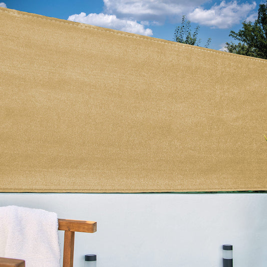 Malla Sombreo 200g/m2 Beige - Resistencia Y Protección Uv 1x3 M / Multicolor_0