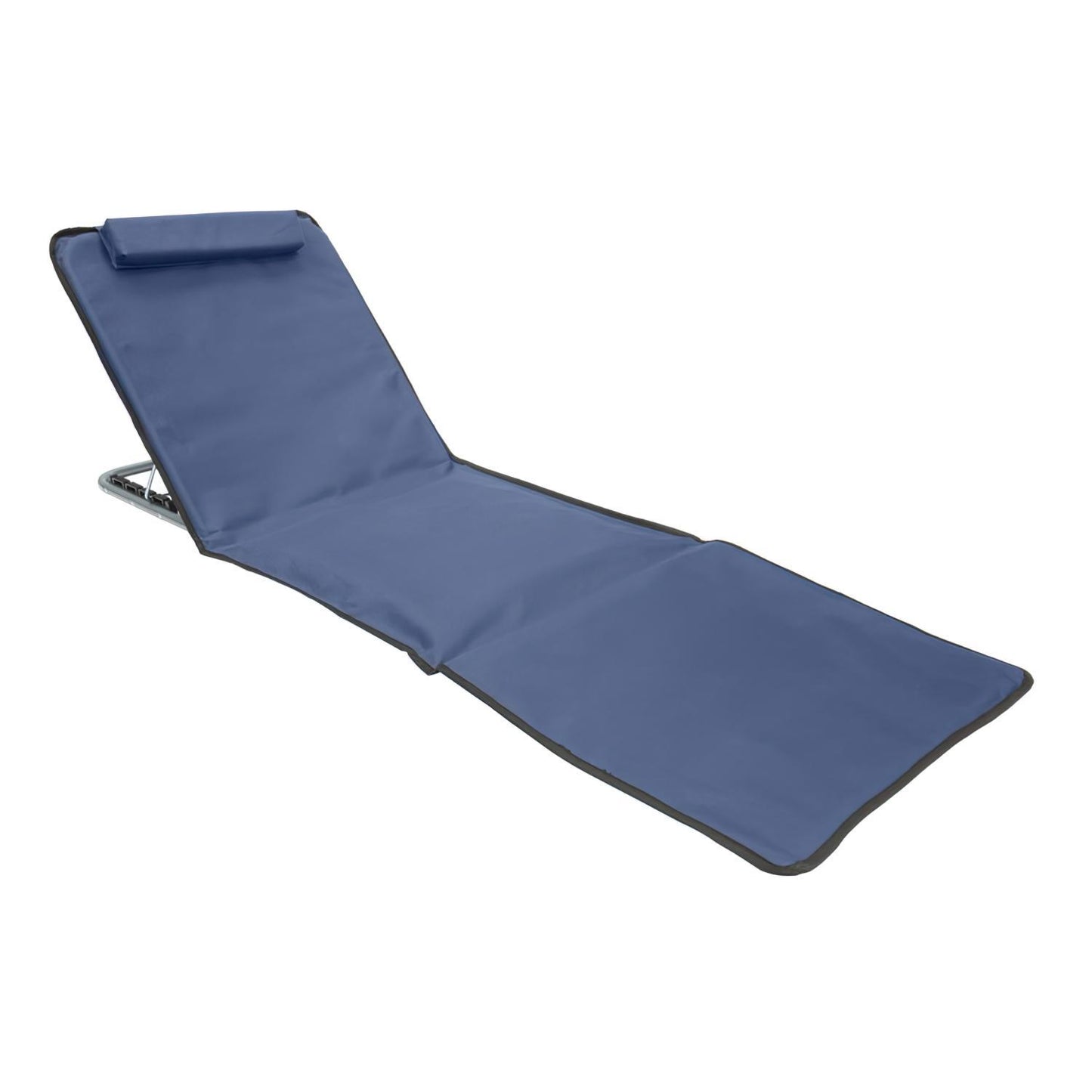 Esterilla Playa Acolchada Reclinable Con Respaldo Plegable_0