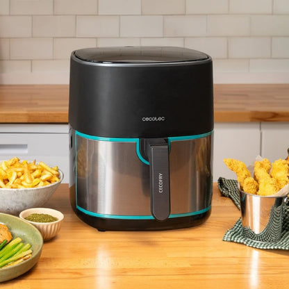 Freidora De Aire Sin Aceite De 6'5l Cecofry Fantastik Inox 6500, 1700w, Tecnología Perfectcook, 12 Modos De Cocinado, Táctil, Temperatura Regulable_3