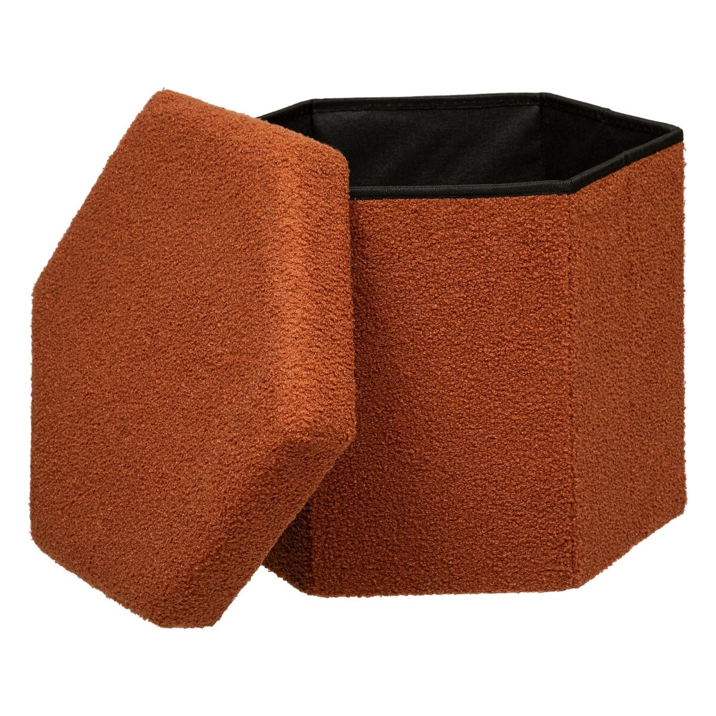 Puf Plegable Hexagonal Jako Rizo Ámbar_1