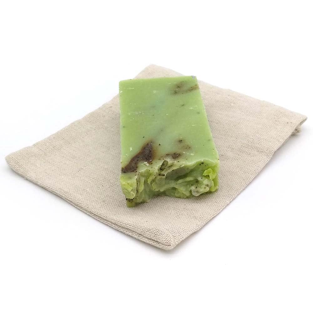 Jabón Natural Árbol Té 90g En Bolsa Regalo De Yute - Piel Mixta Y Grasa - Para Higiene Íntima. Evita Aparición De Hongos_4