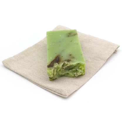 Jabón Natural Árbol Té 90g En Bolsa Regalo De Yute - Piel Mixta Y Grasa - Para Higiene Íntima. Evita Aparición De Hongos_4