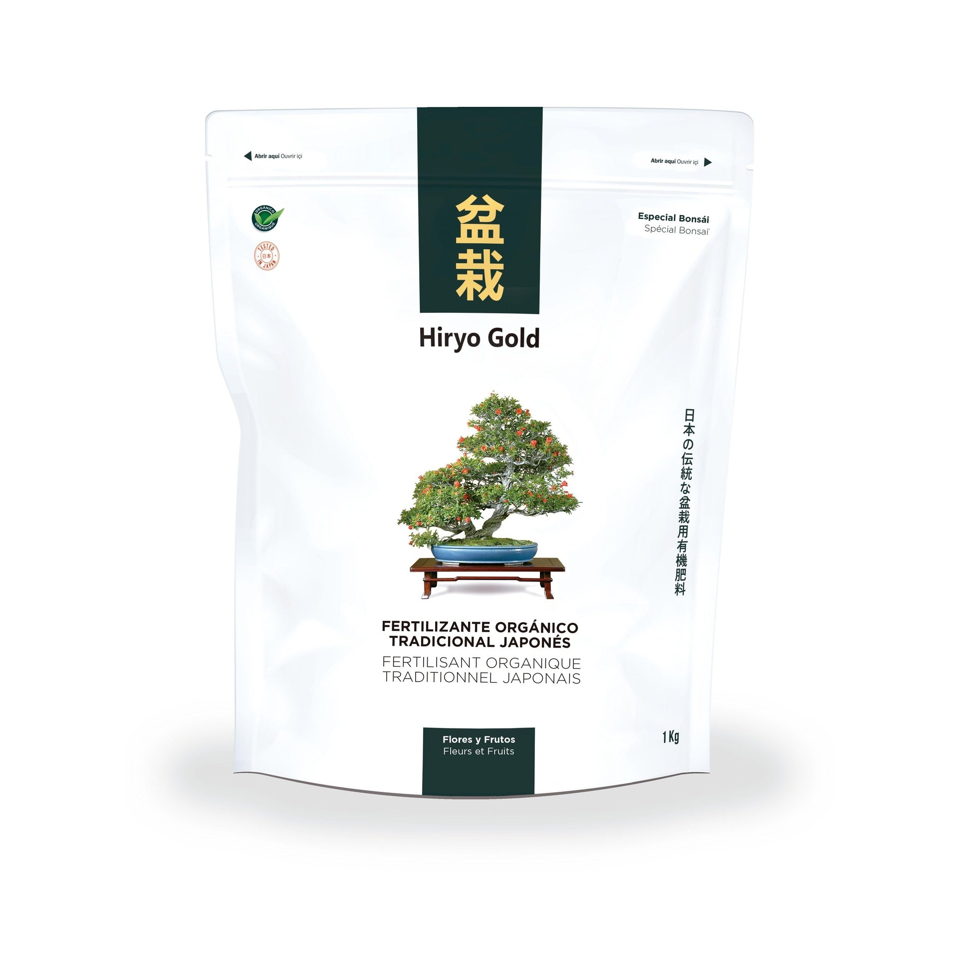 Abono bonsái Flores y Frutos 350 g HIRYO-GOLD 350 g