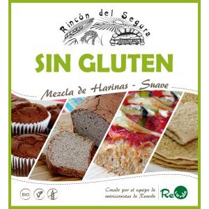 Mistura de Farinha Macia Biológica Sem Glúten Rincón del Segura 1Kg