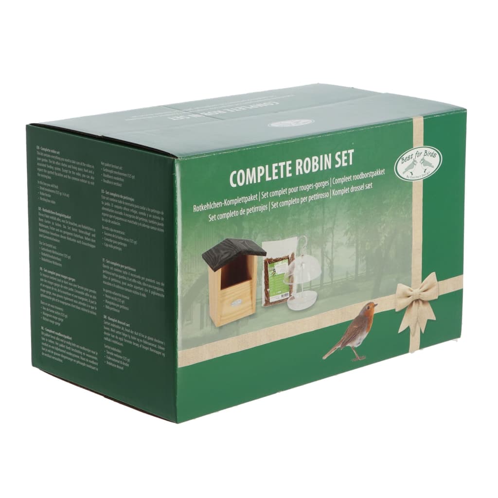 Esschert Design Juego Completo De Comedero Para Pájaros Petirrojos / Vetonek_4