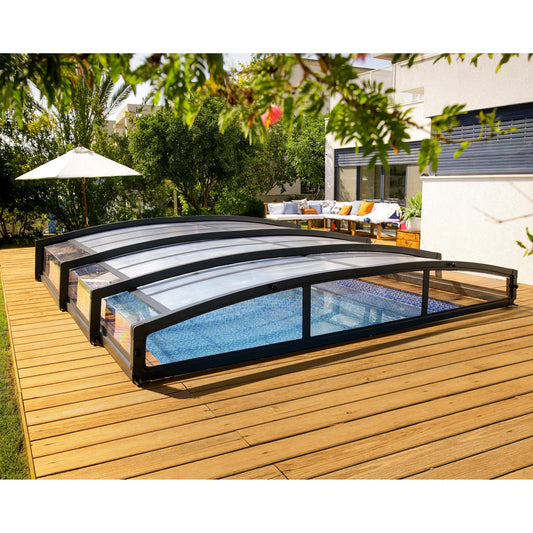 Cobertura telescópica para piscinas Maiorca 674x470 cm 
