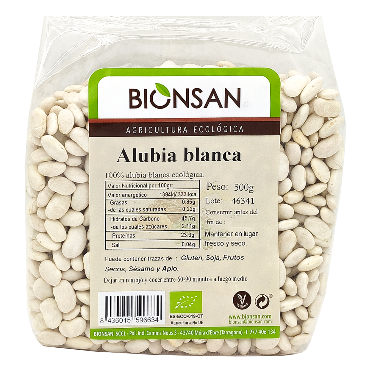 Alubia Blanca Eco Bionsan 500gr_0