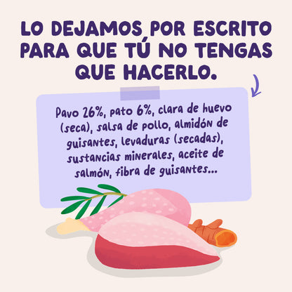 Sobres de comida húmeda Pato & Pavo en Salsa para Gatos Adultos | Edgard & Cooper 85 g