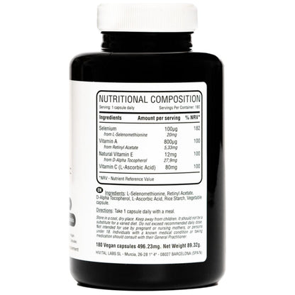 Hivital Selénio 100 mg 180 Cápsulas
