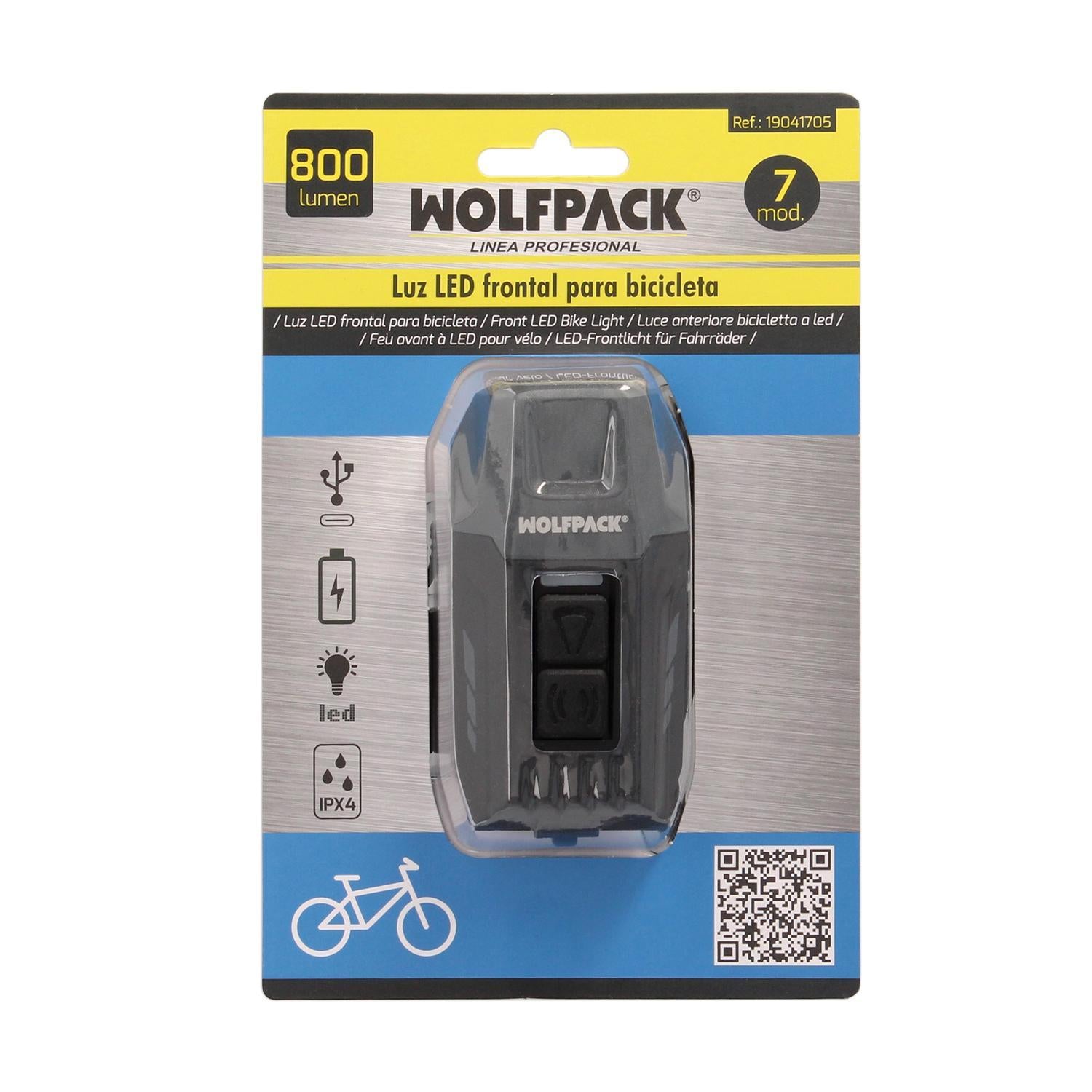 Luz Led Frontal Para Bicicleta / Patinete 800 Lumenes (7 Modos) Bateria Recargable Usb_2