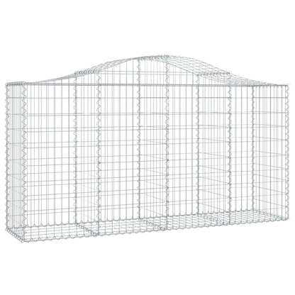Cestas De Gaviones 5 Uds Forma De Arco Hierro 200x50x100/120cm_2