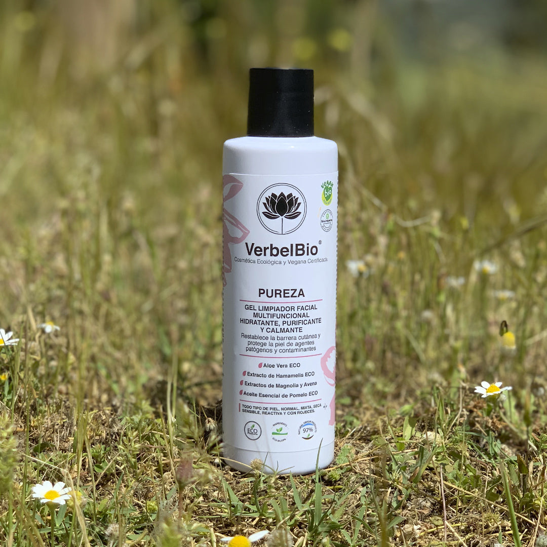 Gel Limpiador Facial Natural Pureza  Verbelbio - Purificante, Oxigenante y Calmante. Con Hamamelis, Magnolia y Pomelo_2