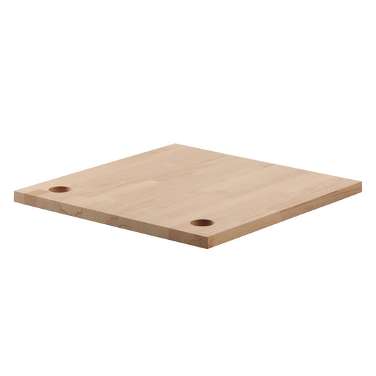 1 superfície de trabalho em faia S 650 x 650 x 30 mm Wolfcraft 6043000