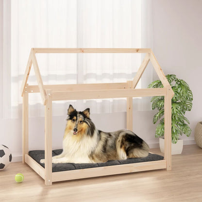 Vidaxl Cama Para Perros Madera Maciza De Pino 101x70x90 Cm_1