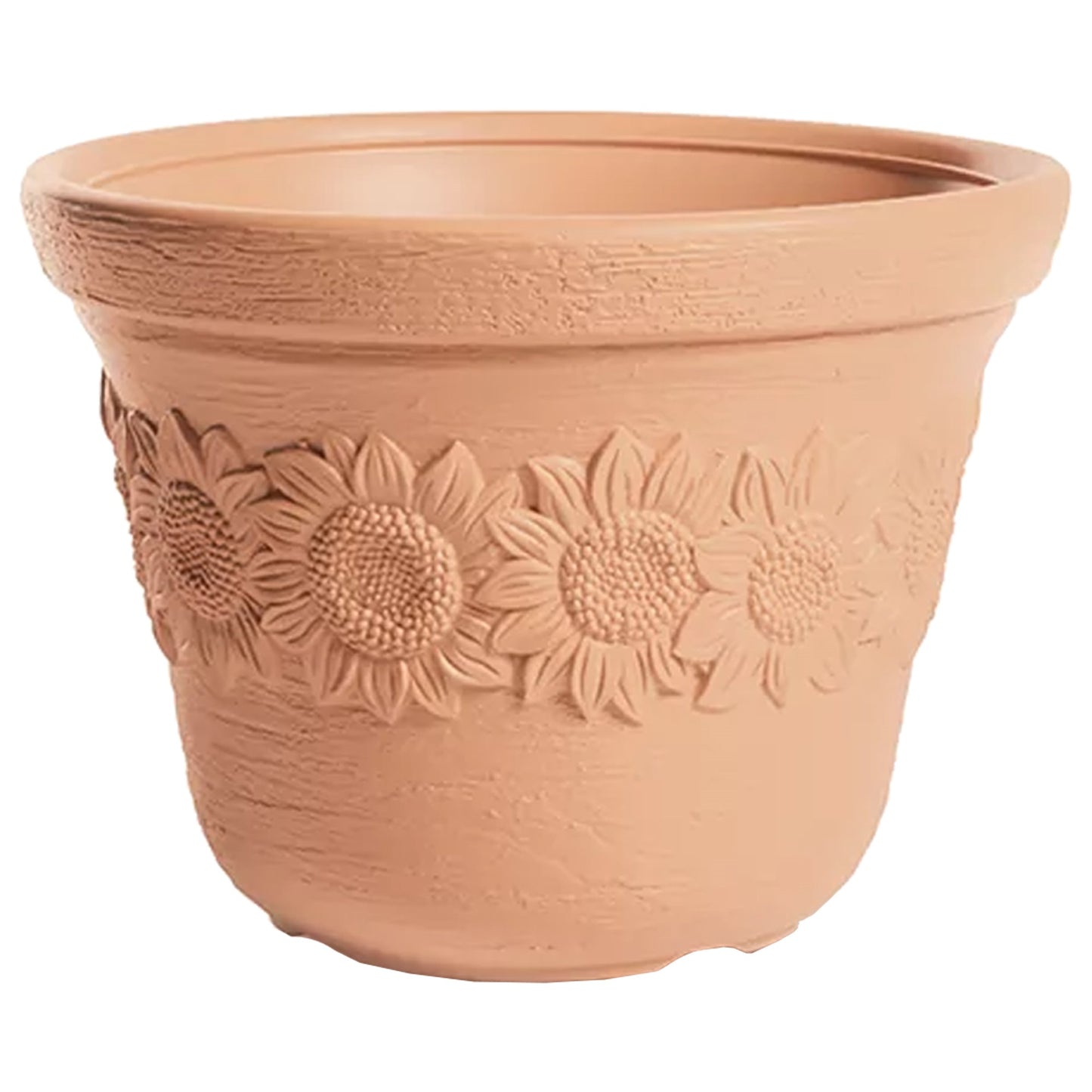 Maceta Sunny 60l., Dimensiones (mm) 570x570x435, Color Ladrillo