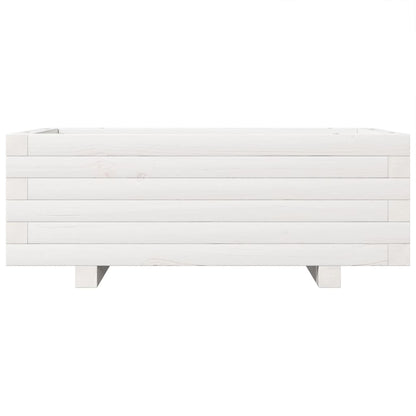 Jardinera De Madera Maciza De Pino Blanco 70x40x26,5 Cm_4