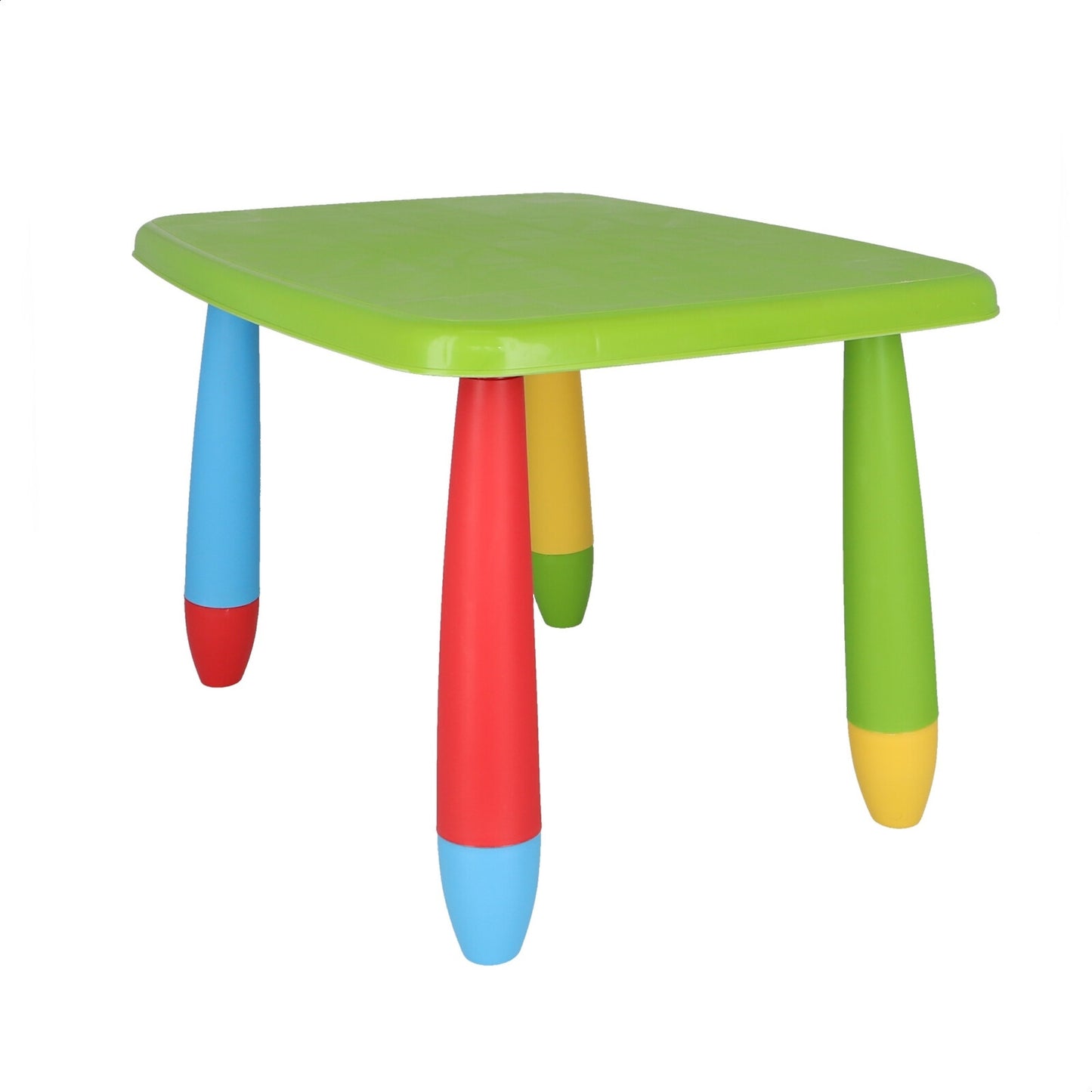 Mesita Infantil Rectangular Verde, Y 2 Sillas_5