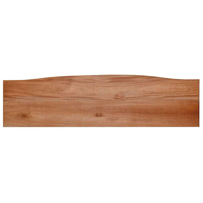 Mesa Consola De Madera Maciza De Caoba 120x30x75 Cm_4