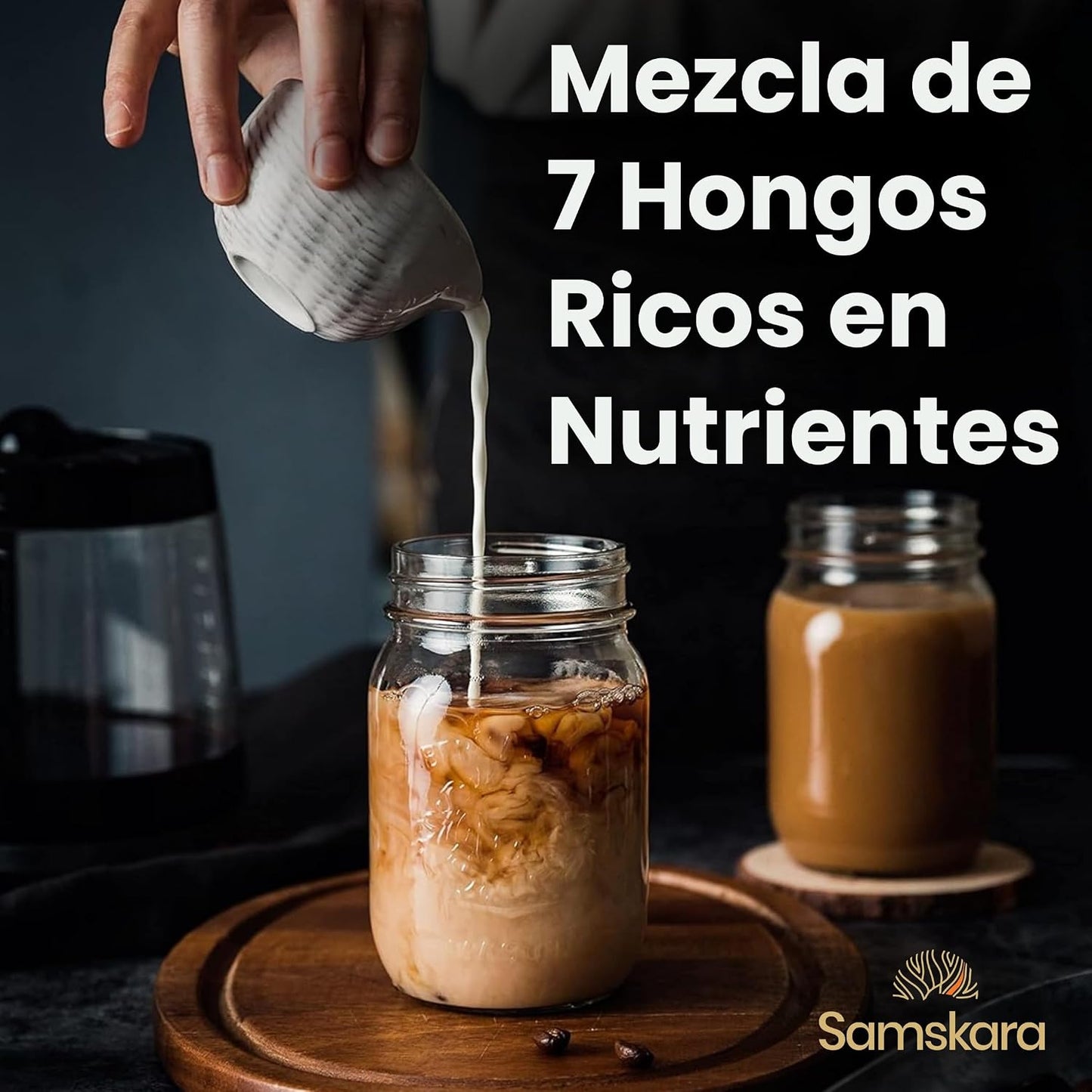 Complejo De 7 Setas Medicinales Bio - 100g | Complejo De Hongos Ecológico Vegano Para Café Y Smoothies, 100% Natural_4