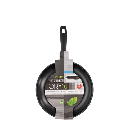 Oryx Sartén Aluminio Antiadherente Plus, Forjada, Apta Inducción, Libre Pfoa, Diámetro 24 Cm, Espesor 5 Mm.