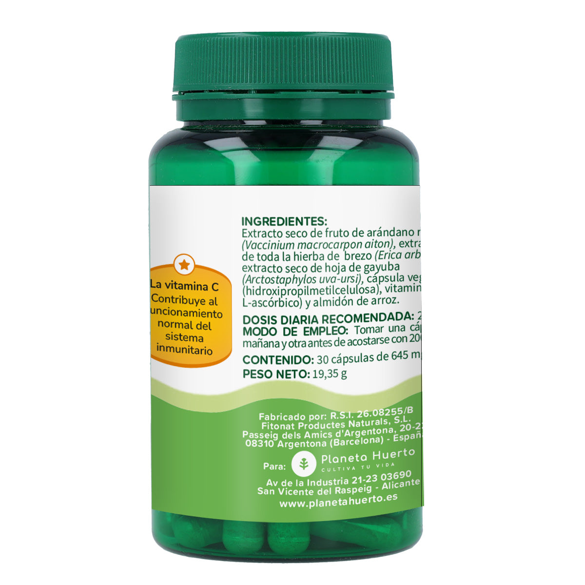Cranberry Complex Planeta Huerto 30 cápsulas