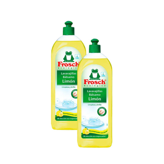 Embalagem de 2 Máquina de lavar louça Eco Frosch Limão 750 ml