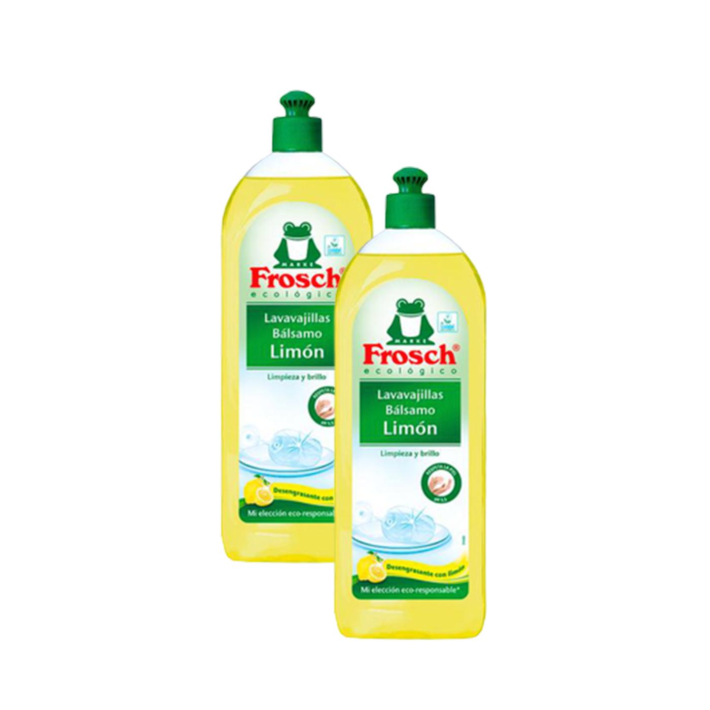 Embalagem de 2 Máquina de lavar louça Eco Frosch Limão 750 ml