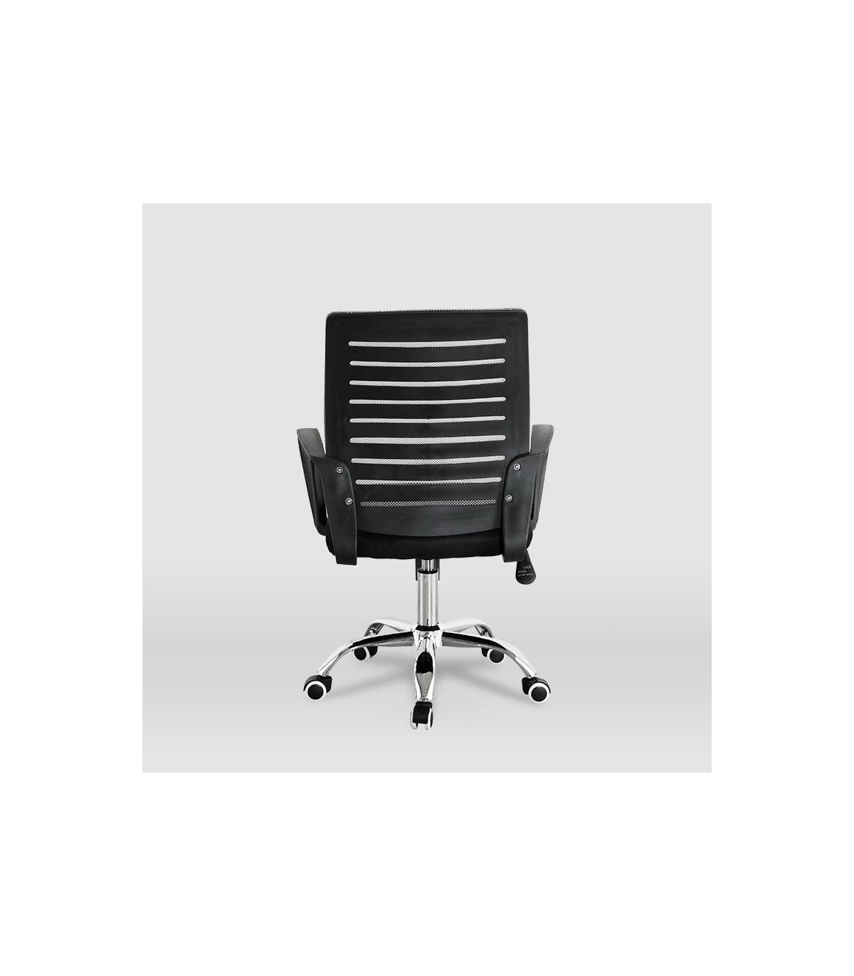 Silla Despacho Giratoria Emma Tapizada En Tejido Transpirable Gris, 92/102cm(alto) 61cm(an_2