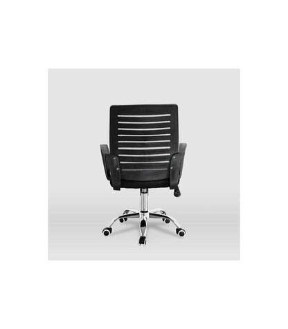 Silla Despacho Giratoria Emma Tapizada En Tejido Transpirable Gris, 92/102cm(alto) 61cm(an_2