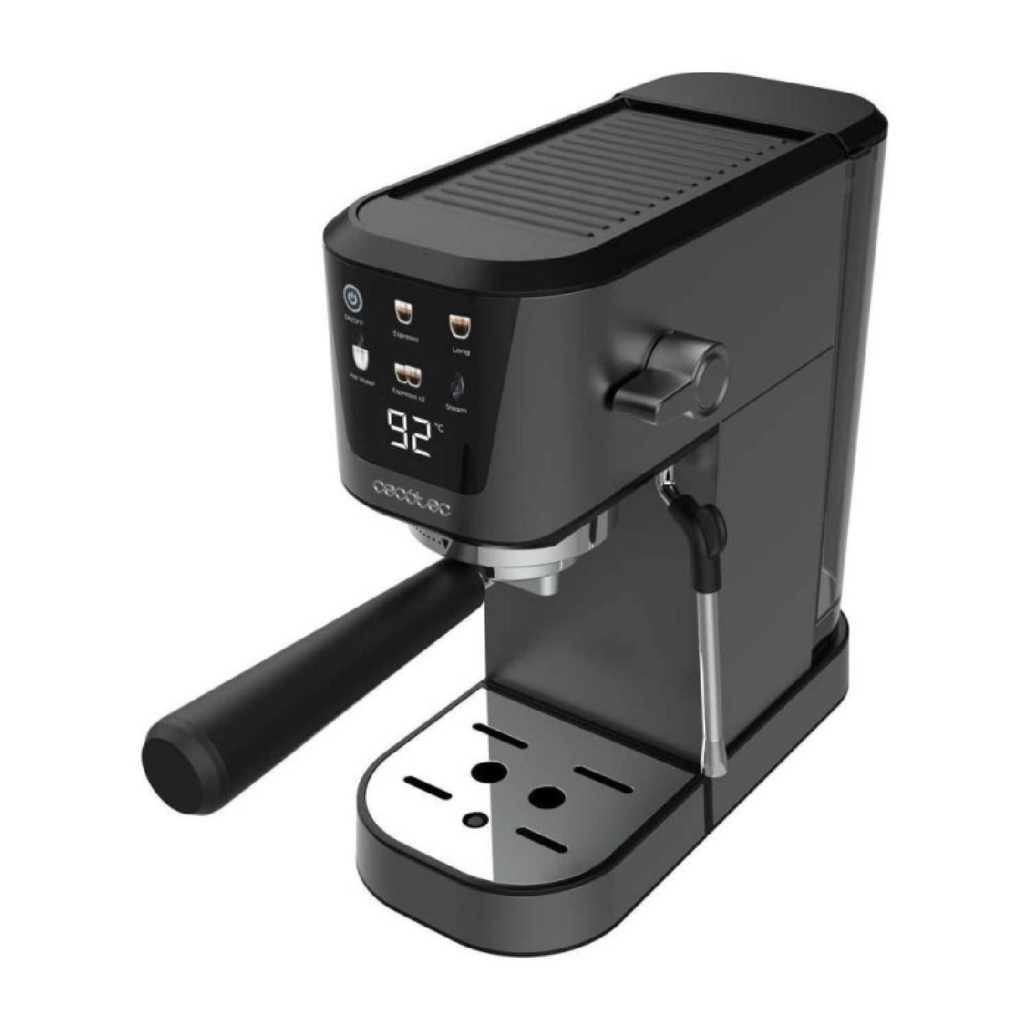 Cecotec Cafetera Express Para Espresso Y Cappuccino Power Espresso 20 Touch. 1350w, 20 Bares, Pantalla Táctil, Vaporizad_2