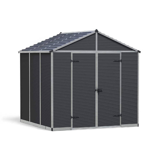 Telheiro de jardim Rubicon 237x229 cm Canopia cinzento escuro