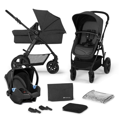 Carrito De Bebé Trío Convertible Moov Ct Hasta 22 Kg Black_0