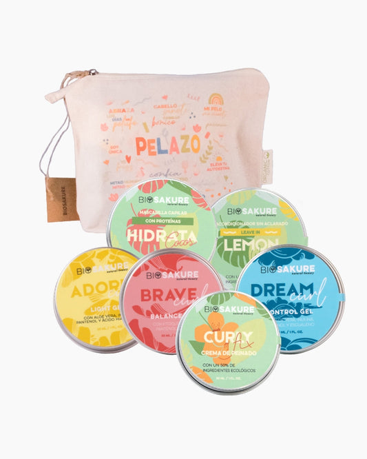 Pack Viaje Con Neceser - Pack Descubrimiento Con Mini Tallas 2 X 50 Ml + 4 X 30 Ml Bio Sakure_0
