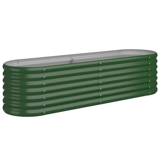 Jardinera De Acero Galvanizado Verde 152x40x36cm_0