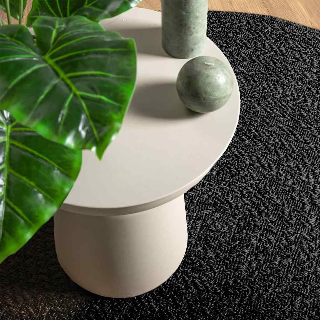 Vidaxl Alfombra Zizur Apariencia Yute Interior Exterior Antracita_1