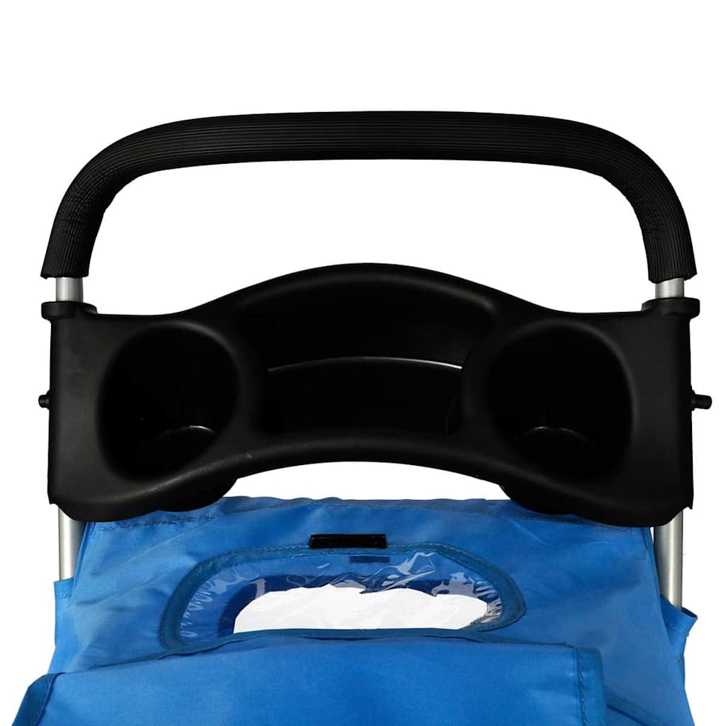 Cochecito Para Perros 15 Kg Azul_3