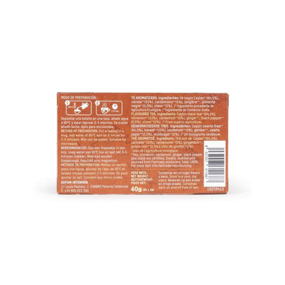 Chá Chai Biológico de Comércio Justo com Especiarias da Tierra Madre Oxfam Intermón 40 g