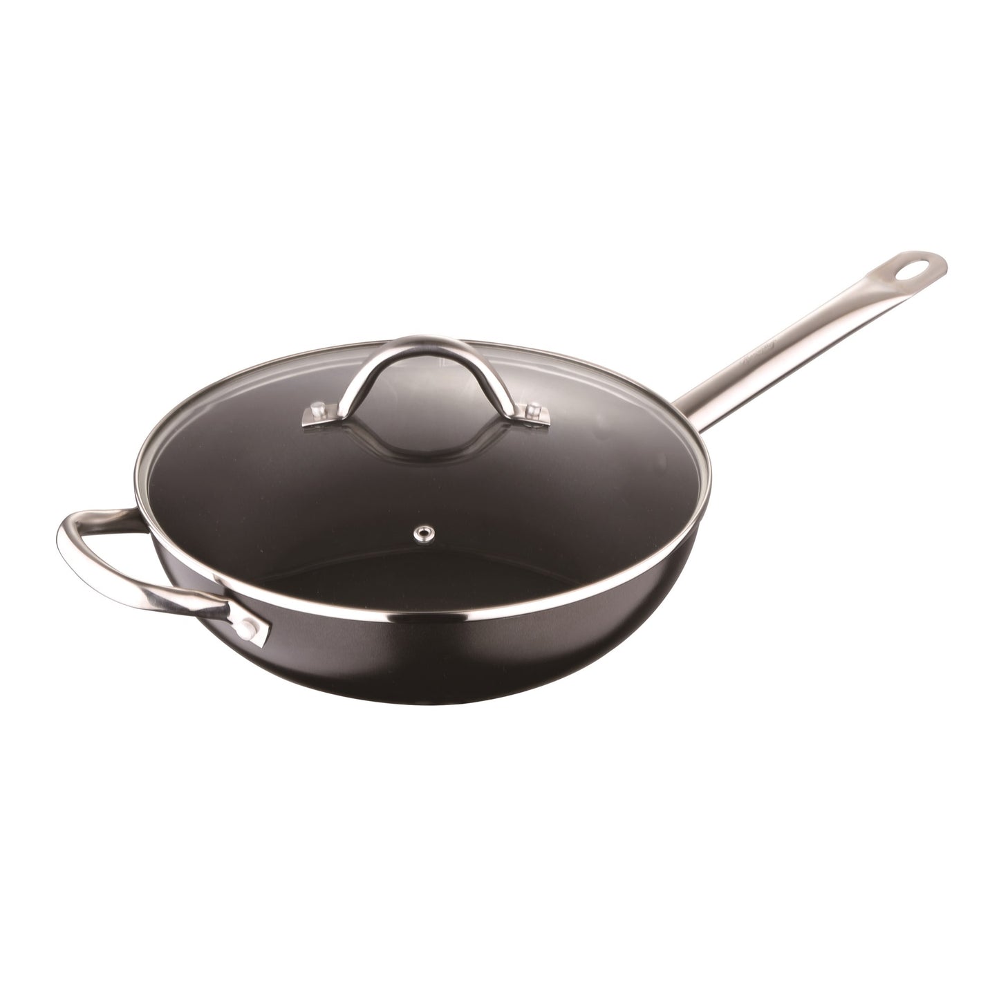 Wok 28x8.0cm Aluminio Prensado Inducción C/t Profesional Chef_3