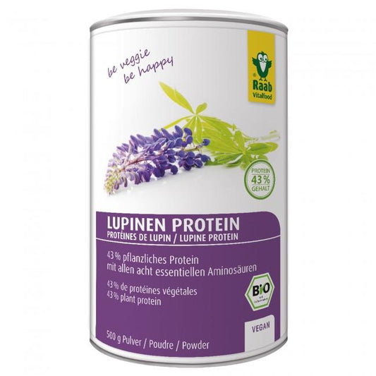 Farinha de proteína Raab Lupin ou tremoço 500 gramas