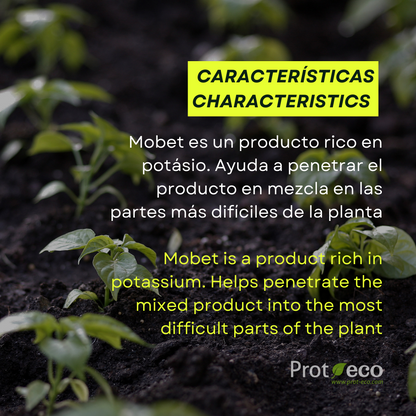Jabón potásico ecológico para pulgón y cochinilla en plantas Mobet Prot-eco 100 ml + pipeta dosificadora 5 ml gratis_3