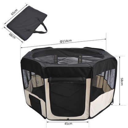 Pawhut Jaula Aluminio Para Perros Transportín Aluminio De Perro 104x91x69 Cm_2