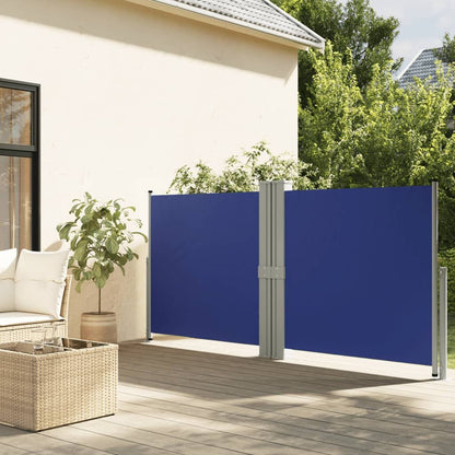 Vidaxl Toldo Lateral Retráctil Azul 140x1200 Cm_1