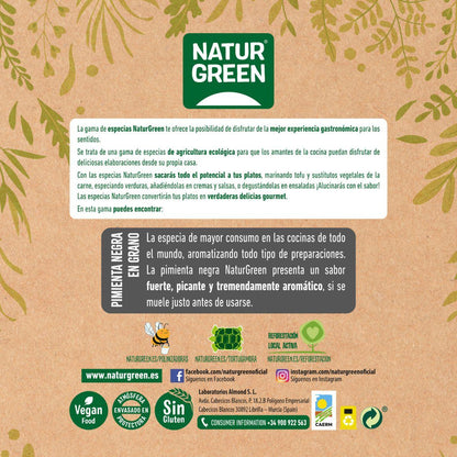 Pimenta preta em gramas Bio NaturGreen 100 g