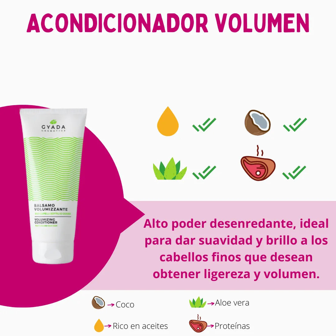 Acondicionador Para Dar Volumen Gyada Cabello Color Vibes 200ml_1