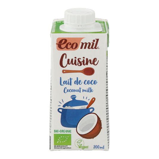 Preparação culinária Leite de Coco Cuisine Ecomil 200 ml