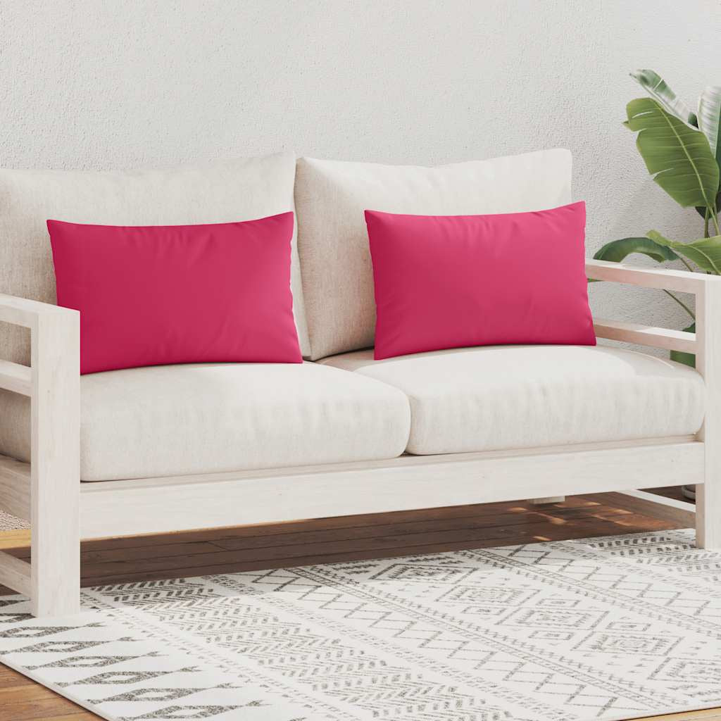 Vidaxl Cojines Para Exteriores 60x40 Cm Rosa 2 Unidades_1